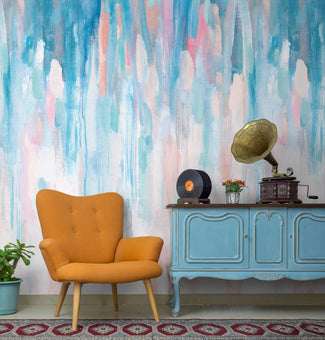 WH0187-wallpaper-blue-living room-livingroom
